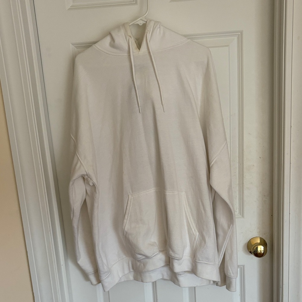 Men's White Hoodie